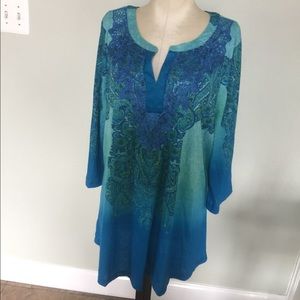 French Bazaar Tunic Top